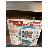 Remmington Security 14in Quad Monitor Camera System NOS Model 14764