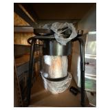 Propane Outdoor Turkey Fryer Cooker Set w Pot Burner Stand