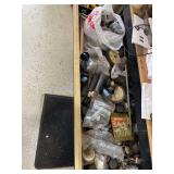 Box Lot of Assorted Casters Furniture Wheels Glides & Hardware