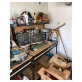 Pair of Industrial Steel Workbenches w/ Pegboard Shelf 48x24x60
