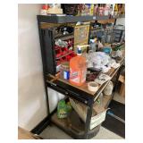 Pair of Industrial Steel Workbenches w/ Pegboard Shelf 48x24x60