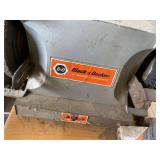 Black & Decker 6 In Bench Grinder Dual Wheel Shop Grinder Buffer