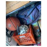Head Sports Bag With Basketballs & Soccer Ball Mixed Sports Lot