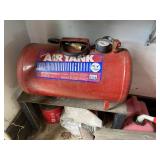 Midwest Products Portable Air Tank Red Steel Pressure Tank USA