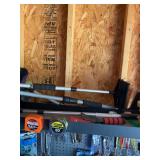 Lot of Assorted Garage Hand Tools Hardware Organizers & Shop Supplies