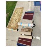 Lot of Assorted Area Rugs Runners Floor Mats Neutral Floral Striped