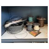 Assorted Electrical Wire Cord & Cable Spools Mixed Utility Lot