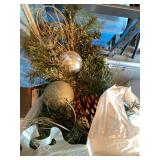 7 Ft Pre-Lit LED Christmas Tree With Wreath & Holiday Decorations