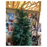 7 Ft Pre-Lit LED Christmas Tree With Wreath & Holiday Decorations