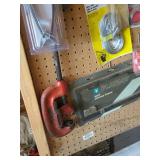 Lot of Assorted Garage Hand Tools Hardware & Pegboard Shop Supplies