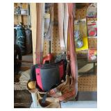 Lot of Assorted Garage Hand Tools Hardware & Pegboard Shop Supplies