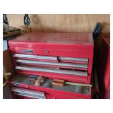 Homak 2-Piece Rolling Tool Chest Cabinet with Assorted Contents