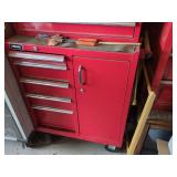 Homak 2-Piece Rolling Tool Chest Cabinet with Assorted Contents