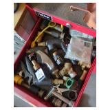 Homak 2-Piece Rolling Tool Chest Cabinet with Assorted Contents