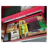 Homak 2-Piece Rolling Tool Chest Cabinet with Assorted Contents
