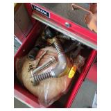 Homak 2-Piece Rolling Tool Chest Cabinet with Assorted Contents