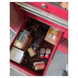 Homak 2-Piece Rolling Tool Chest Cabinet with Assorted Contents