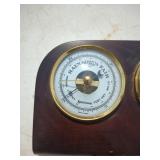 Benchmark Barometer Thermometer Weather Station Plaque Made in France