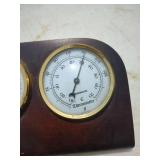Benchmark Barometer Thermometer Weather Station Plaque Made in France