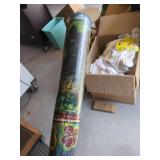 Hand Painted Dixie Slugger Wooden Baseball Bat Magic City Decor
