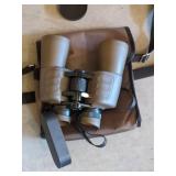 Mixed Hunting Clothing Gear Lot w Binoculars Boots Neckties