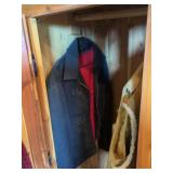 Mixed Hunting Clothing Gear Lot w Binoculars Boots Neckties