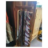 Mixed Hunting Clothing Gear Lot w Binoculars Boots Neckties