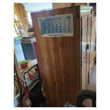 Rustic Cedar Armoire Wardrobe Cabinet Double Door 39x22x64