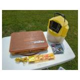Plano Magnum Tackle Box Fishing Gear Lot Berkley Line Bait Bucket