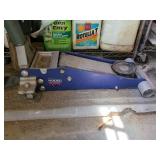 Roush Racing Hydraulic Floor Jack Blue Steel Service Garage Jack