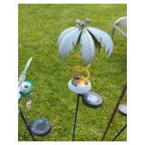 Lot of Assorted Garden Stakes Birdhouses Yard Decor & Sprinkler