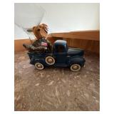 Lot of Ford Pickup Planter Oversized Martini Glass Ty Bear Decor
