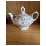 Vintage Glassware & Sadler Floral Teapot Music Box Mixed Lot