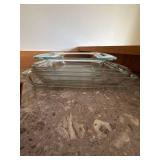 Clear Glass Baking Dishes Casserole Pans Set of 4 Assorted Sizes