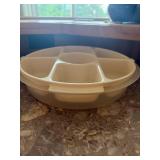 Lot of Assorted Serving Pieces Mixing Bowls Casserole Divided Tray