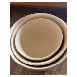 Lot of Assorted Serving Pieces Mixing Bowls Casserole Divided Tray