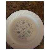 Corelle Blue Floral Dinnerware & Assorted Kitchen Serveware Lot