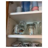 Lot of Assorted Drinking Glasses Mugs Tumblers & Kitchen Drinkware