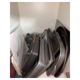 Lot of Assorted Nonstick Bakeware Pans Cookie Sheets Muffin Tins