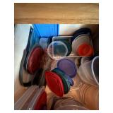 Assorted Plastic Food Storage Containers & Lids Kitchen Lot