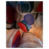 Assorted Plastic Food Storage Containers & Lids Kitchen Lot