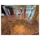 Corning Ware & Pyrex Assorted Kitchenware Lot Bowls Measuring Cups