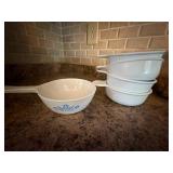 Corning Ware & Pyrex Assorted Kitchenware Lot Bowls Measuring Cups