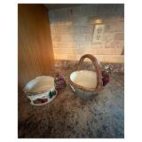 Box Lot of Assorted Kitchenware Glassware Holiday Ceramics