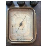 Antique Philco Art Deco Chairside End Table Radio Wood Cabinet Tube Radio