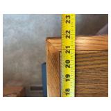 Oak Entertainment Cabinet TV Stand Media Console Storage 42x21x38
