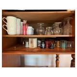 Vintage Assorted Barware & Mugs Glass Tumblers Souvenir Drinkware