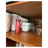 Vintage Assorted Barware & Mugs Glass Tumblers Souvenir Drinkware