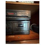 Magnavox CDB492 CD Player & Pioneer CT-W302R Cassette Deck