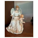 Assorted Thanksgiving Fall Decor Lot Angel Turkeys Pilgrims Vase